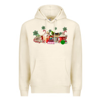 Tofu Christmas coffee Premium Hoodie - MaliasSmallBusiness