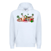 White Christmas coffee Premium Hoodie - MaliasSmallBusiness