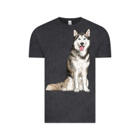 Vintage Black husky Vintage Tee - RanaPortraitStore