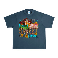 Midnight Navy farm sweet farm Urban Heavy Tee - Zillion Design Studio