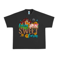 Pigment Black farm sweet farm Urban Heavy Tee - Zillion Design Studio