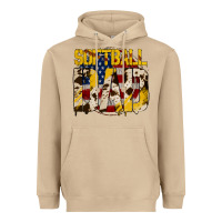 Mushroom softball dad Heavyweight Hoodie - Jasminsmagicworld