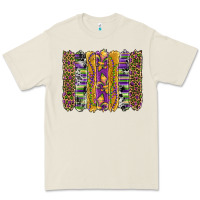 Bone mardi gras fleur de lis cowhide serape leopard glitter brushstrokes Premium Tee - Artiststas