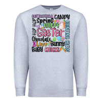 Heather Grey easter subway Premium Sweatshirt - MaliasSmallBusiness