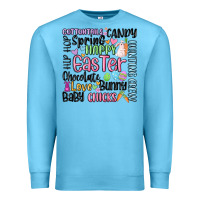 Ocean Blue easter subway Premium Sweatshirt - MaliasSmallBusiness