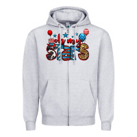 Oh My Stars 4th Of July Zipper Hoodie | Teevron