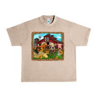 French Oak farm life Urban Heavy Tee - Zillion Design Studio