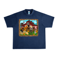 Navy farm life Urban Heavy Tee - Zillion Design Studio