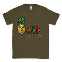 Army Green two fruity birthday cutie Classic Tee - CowhideDigitalArt