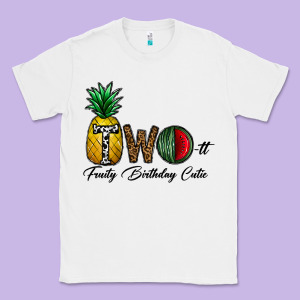 Two Fruity Birthday Cutie Classic Tee Designed By Cowhidedigitalart