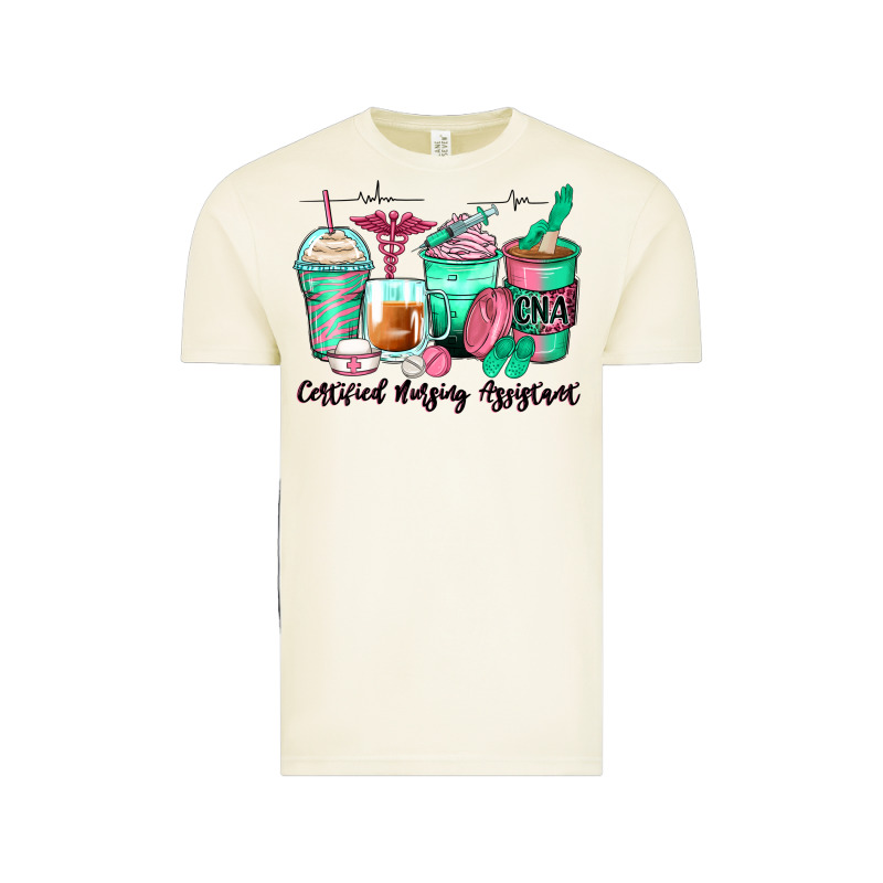 Certified Nursing Assistant Coffee Cups Vintage Tee by Zillion Design Studio | Teevron
