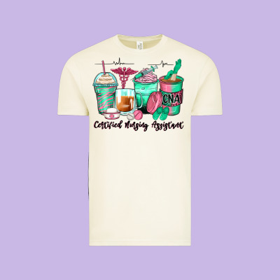 Certified Nursing Assistant Coffee Cups Vintage Tee Designed By Zillion Design Studio