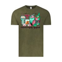 Vintage Olive certified nursing assistant coffee cups Vintage Tee - Zillion Design Studio