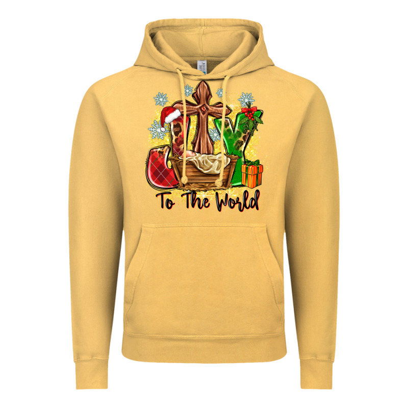Joy To The World Vintage Hoodie by Zillion Design Studio | Teevron