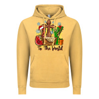 Vintage Mustard joy to the world Vintage Hoodie - Zillion Design Studio