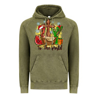 Vintage Olive joy to the world Vintage Hoodie - Zillion Design Studio
