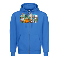 True Royal golf coffee cups Zipper Hoodie - Jasminsmagicworld