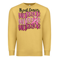 Antique Gold breast cancer warrior Premium Sweatshirt - MaliasSmallBusiness