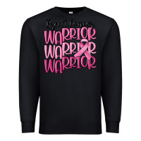 Black breast cancer warrior Premium Sweatshirt - MaliasSmallBusiness