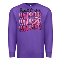 Purple breast cancer warrior Premium Sweatshirt - MaliasSmallBusiness