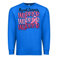 True Royal breast cancer warrior Premium Sweatshirt - MaliasSmallBusiness