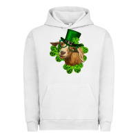 Pigment Lunar Rock st. patrick's day goat clovers and leprechaun hat Urban Hoodie - RanaPortraitStore