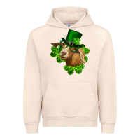 Sandshell st. patrick's day goat clovers and leprechaun hat Urban Hoodie - RanaPortraitStore