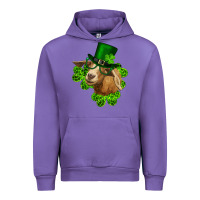 Tulip st. patrick's day goat clovers and leprechaun hat Urban Hoodie - RanaPortraitStore