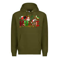 Army Green christmas  nurse Premium Hoodie - MaliasSmallBusiness
