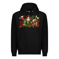 Black christmas  nurse Premium Hoodie - MaliasSmallBusiness