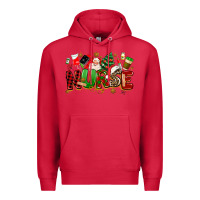Cardinal christmas  nurse Premium Hoodie - MaliasSmallBusiness