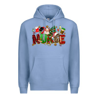 Colony Blue christmas  nurse Premium Hoodie - MaliasSmallBusiness