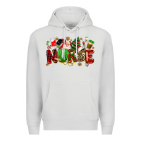 Dove Grey christmas  nurse Premium Hoodie - MaliasSmallBusiness