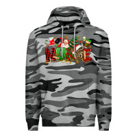 Slate Camo christmas  nurse Premium Hoodie - MaliasSmallBusiness