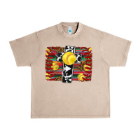 French Oak softball cross serape leopard background Urban Heavy Tee - RanaPortraitStore