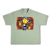 Oil Green softball cross serape leopard background Urban Heavy Tee - RanaPortraitStore
