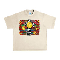 Sandshell softball cross serape leopard background Urban Heavy Tee - RanaPortraitStore