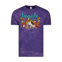 Cloud Purple western beagle mom Vintage Tee - texasbilliewilder