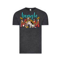 Vintage Black western beagle mom Vintage Tee - texasbilliewilder