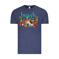 Vintage Denim western beagle mom Vintage Tee - texasbilliewilder