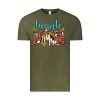 Vintage Olive western beagle mom Vintage Tee - texasbilliewilder