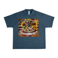 Midnight Navy rattle snake don't tread on me tumbler Urban Heavy Tee - BarkalooDesign