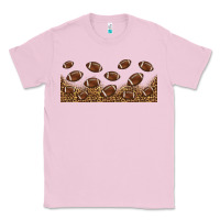 Bubblegum Pink leopard american football libbey glass Classic Tee - HRA Design Shop