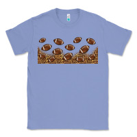 Colony Blue leopard american football libbey glass Classic Tee - HRA Design Shop
