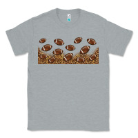 Heather Grey leopard american football libbey glass Classic Tee - HRA Design Shop