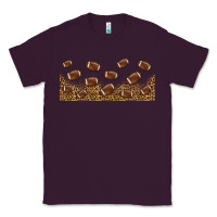 Plum leopard american football libbey glass Classic Tee - HRA Design Shop