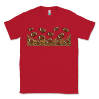 Red leopard american football libbey glass Classic Tee - HRA Design Shop
