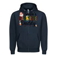 Navy santa's favorite daddy Zipper Hoodie - AdoDesignShop