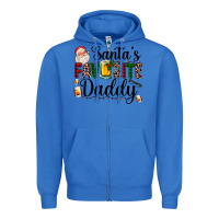 True Royal santa's favorite daddy Zipper Hoodie - AdoDesignShop