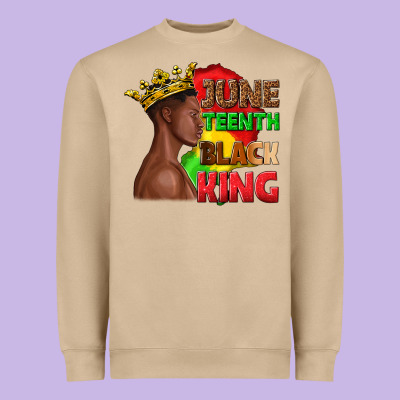 Heavyweight Sweatshirt juneteenth black king